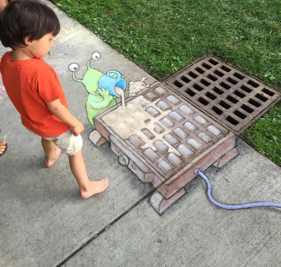 Playful Characters Drawn On Everyday Streets By David Zinn (17)
