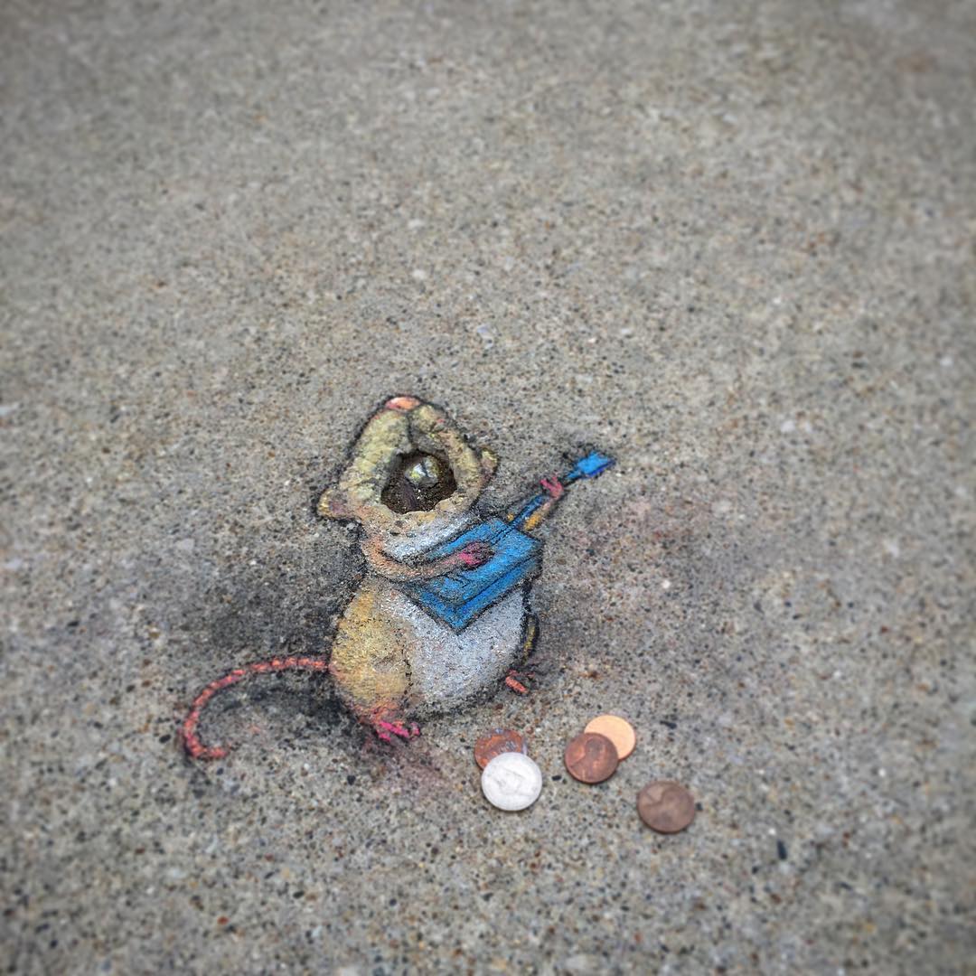 Playful Characters Drawn On Everyday Streets By David Zinn (20)