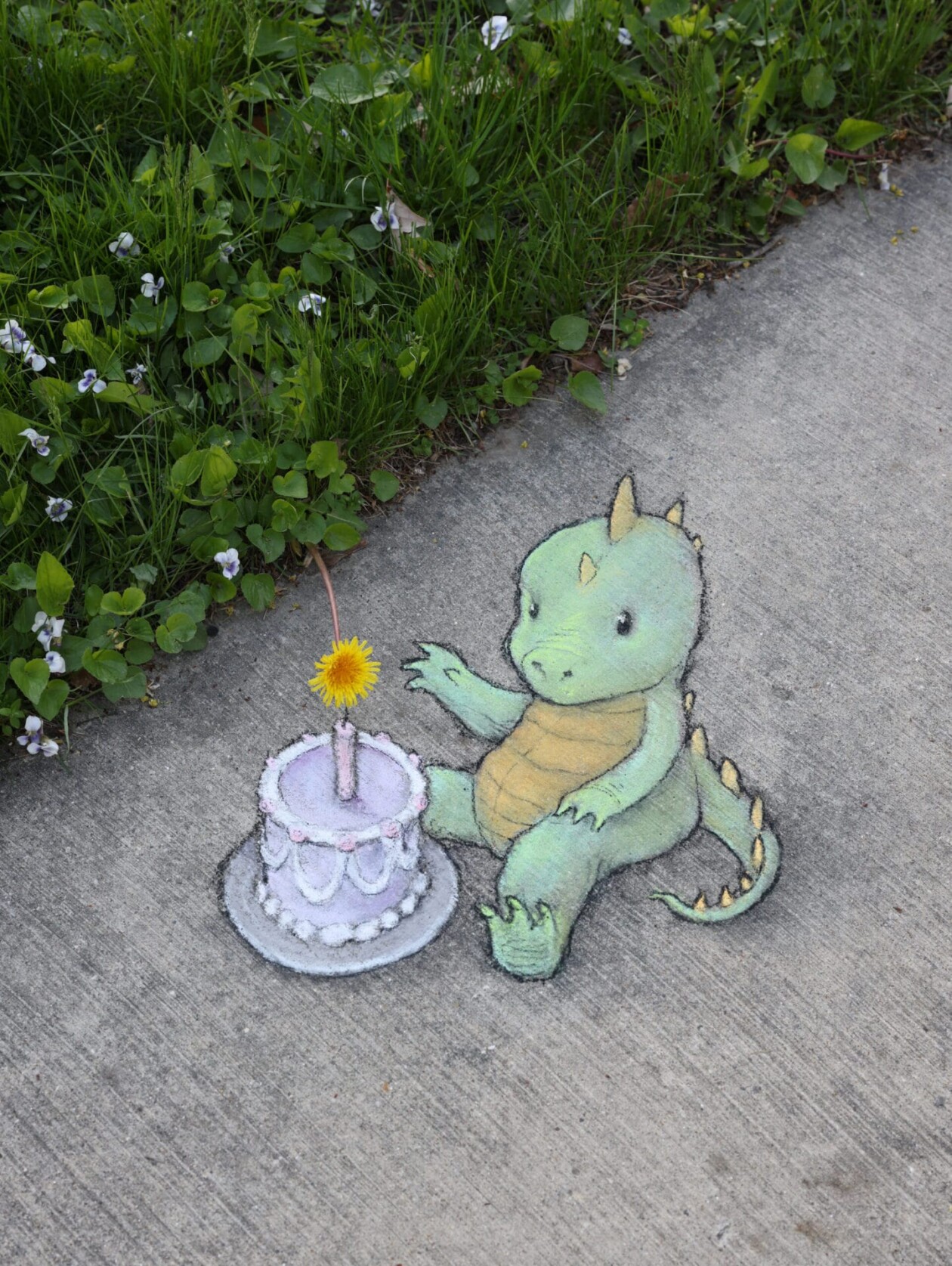 Playful Characters Drawn On Everyday Streets By David Zinn (3)