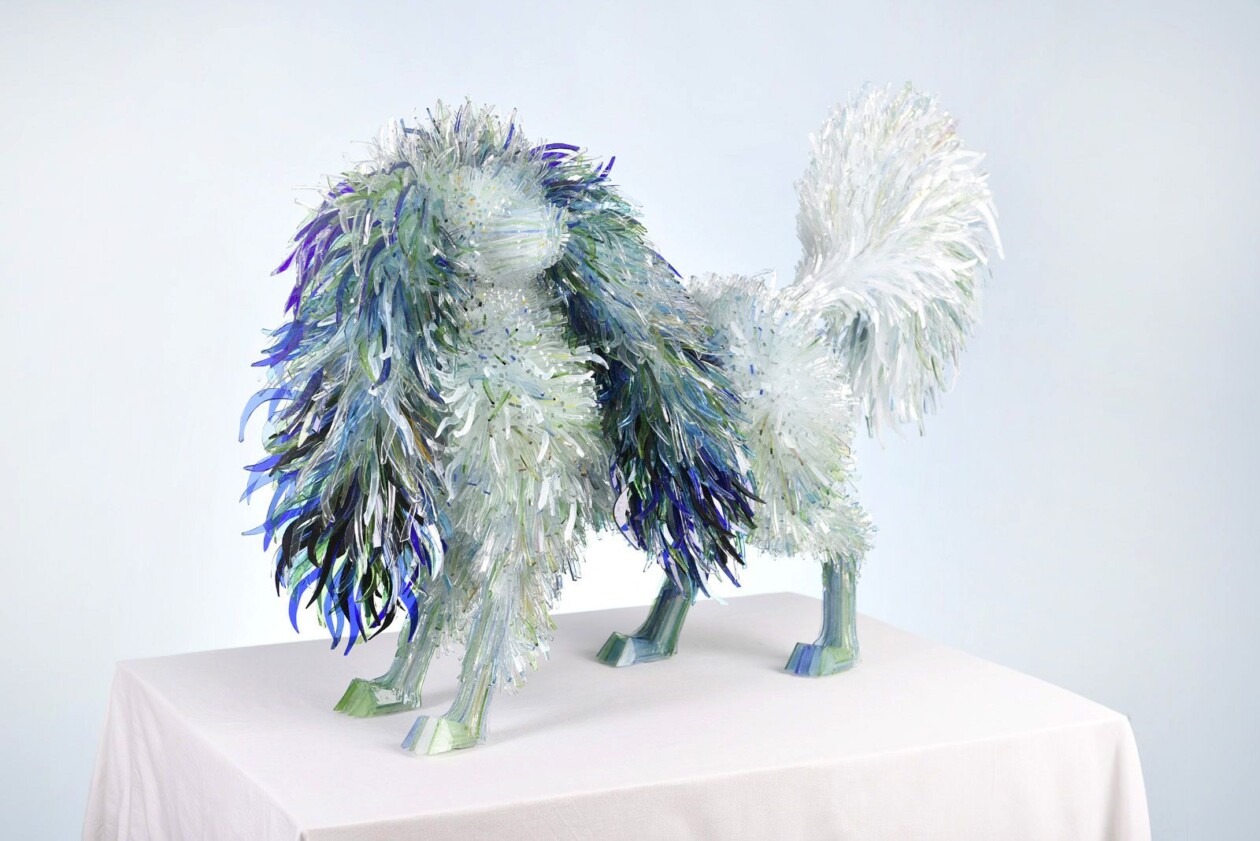 Shattered Glass Animal Sculptures By Polish Artist Marta Klonowska (17)