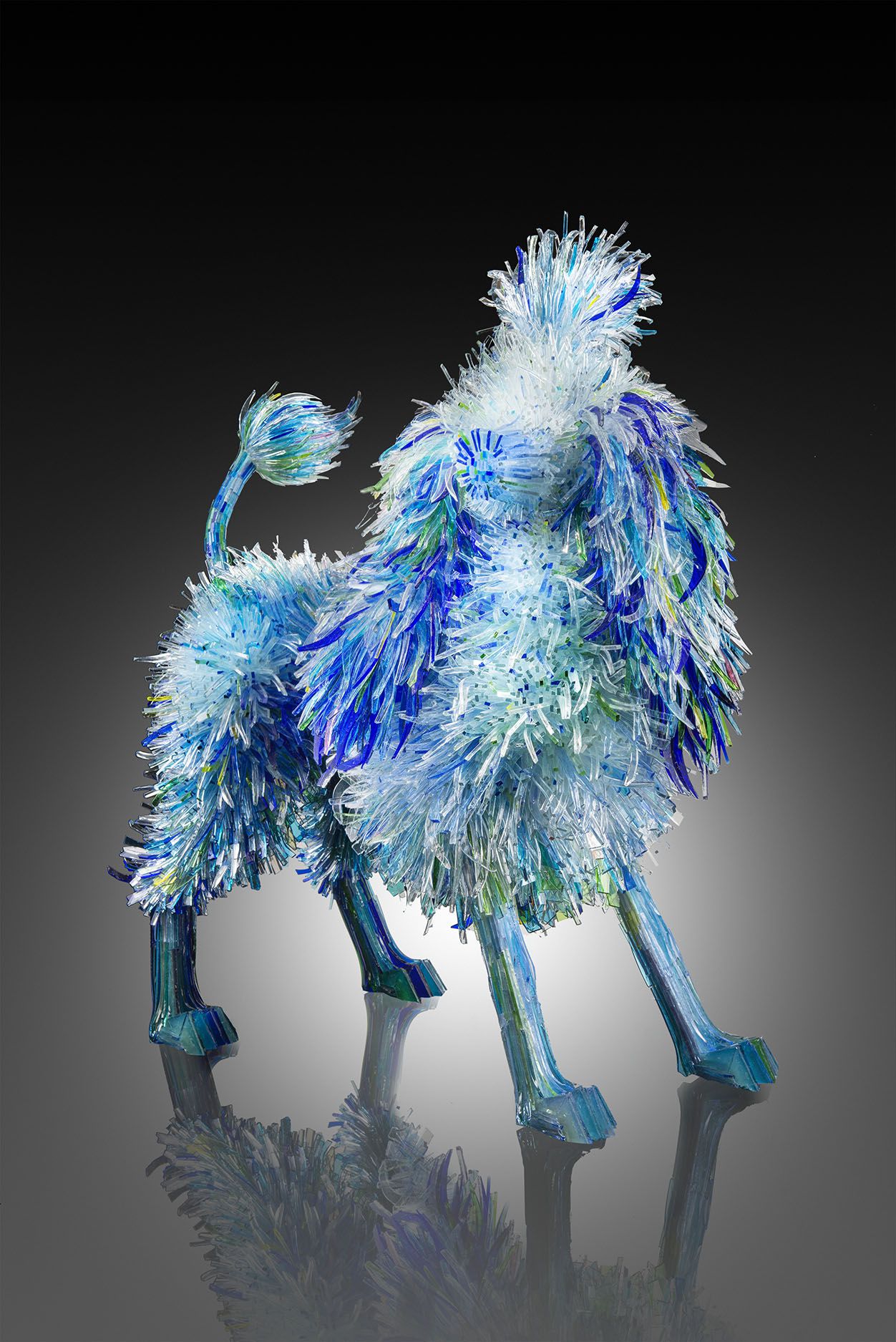 Shattered Glass Animal Sculptures By Polish Artist Marta Klonowska (5)