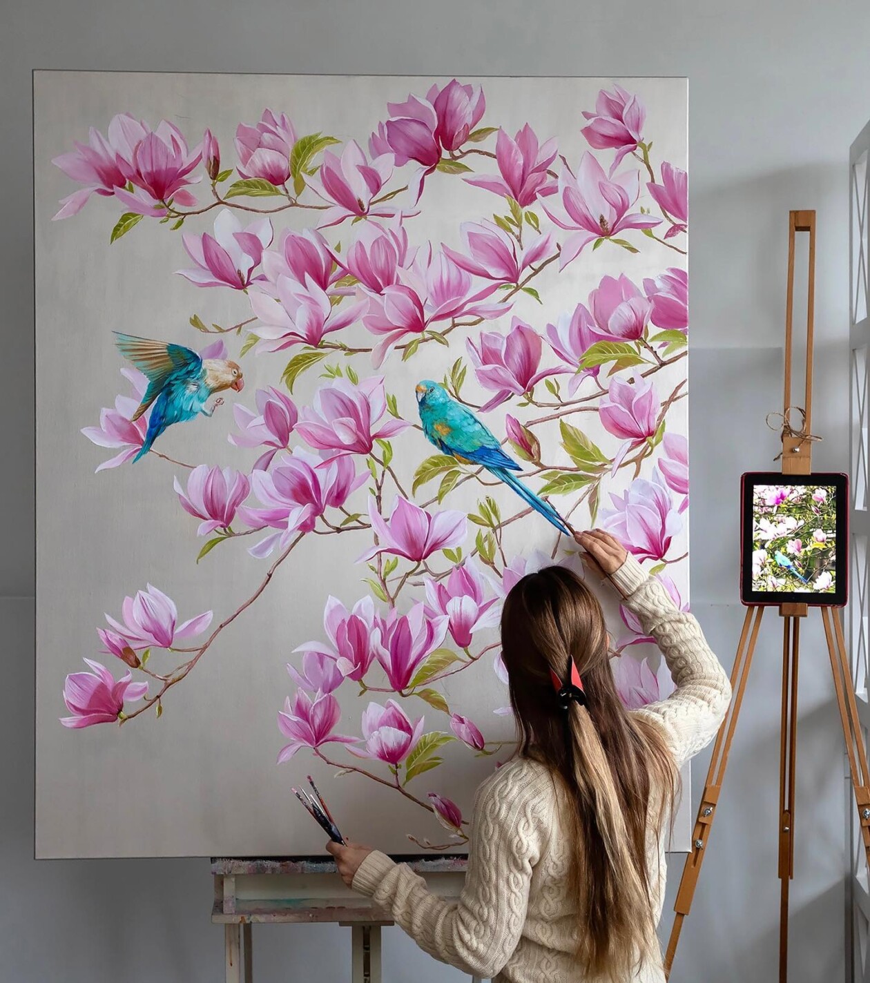 Stunning Flower In Bloom Paintings By Ukrainian Artist Ira Volkova (4)