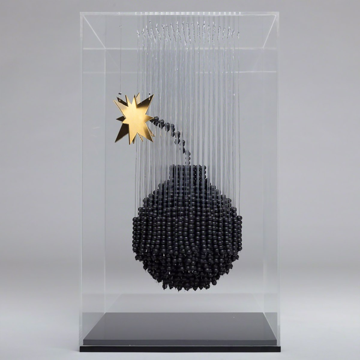 Symbolist Hanging Bead Sculptures By Natasja Van Der Meer (11)