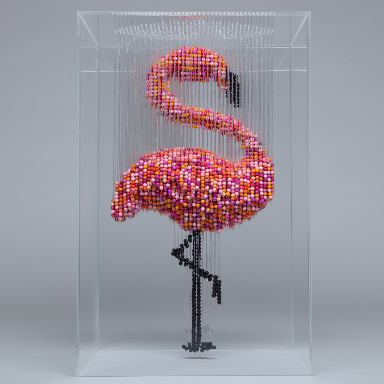 Symbolist Hanging Bead Sculptures By Natasja Van Der Meer (12)