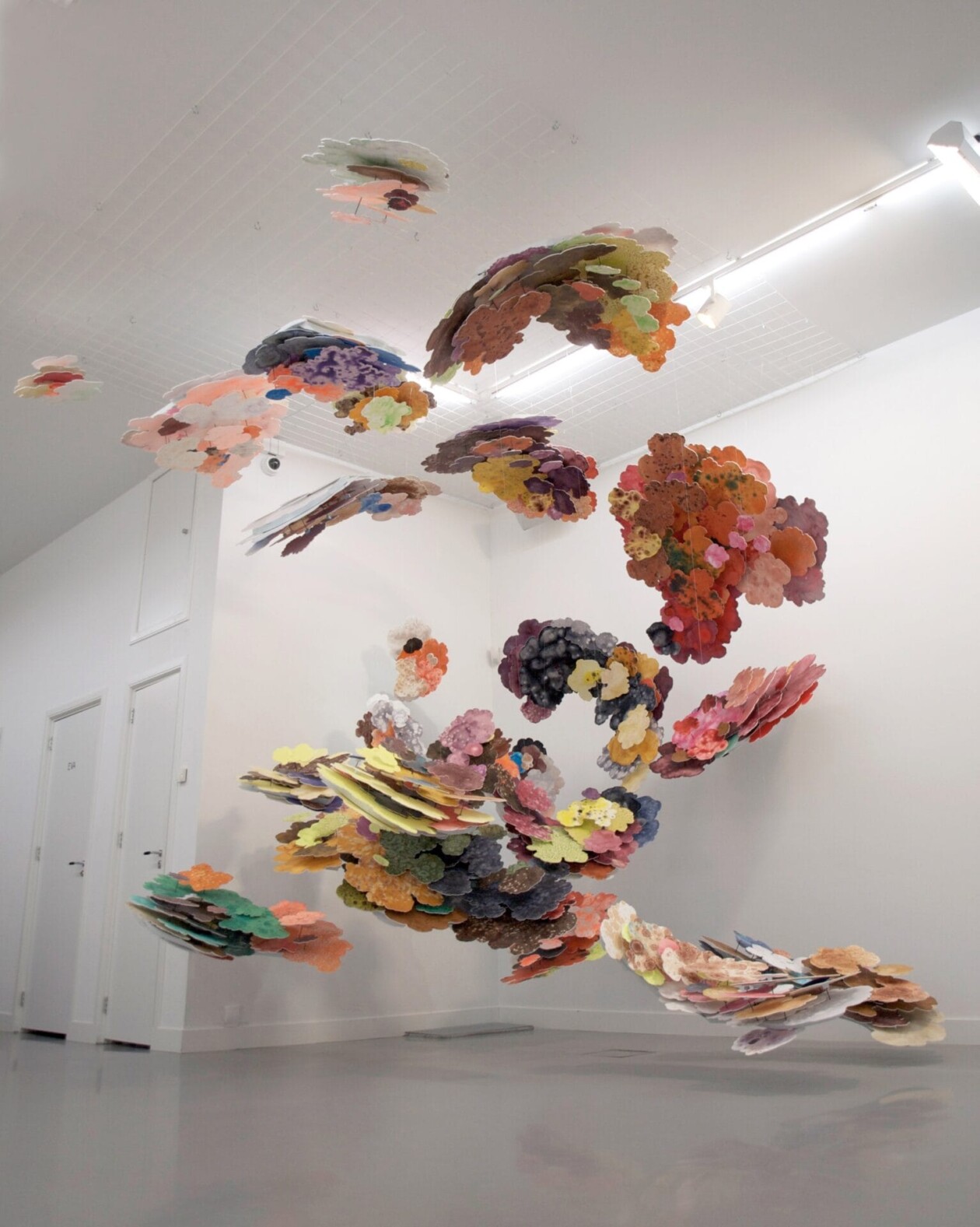 The Cloud Like 'gardens' Suspended From The Ceiling Of Joris Kuipers (5)