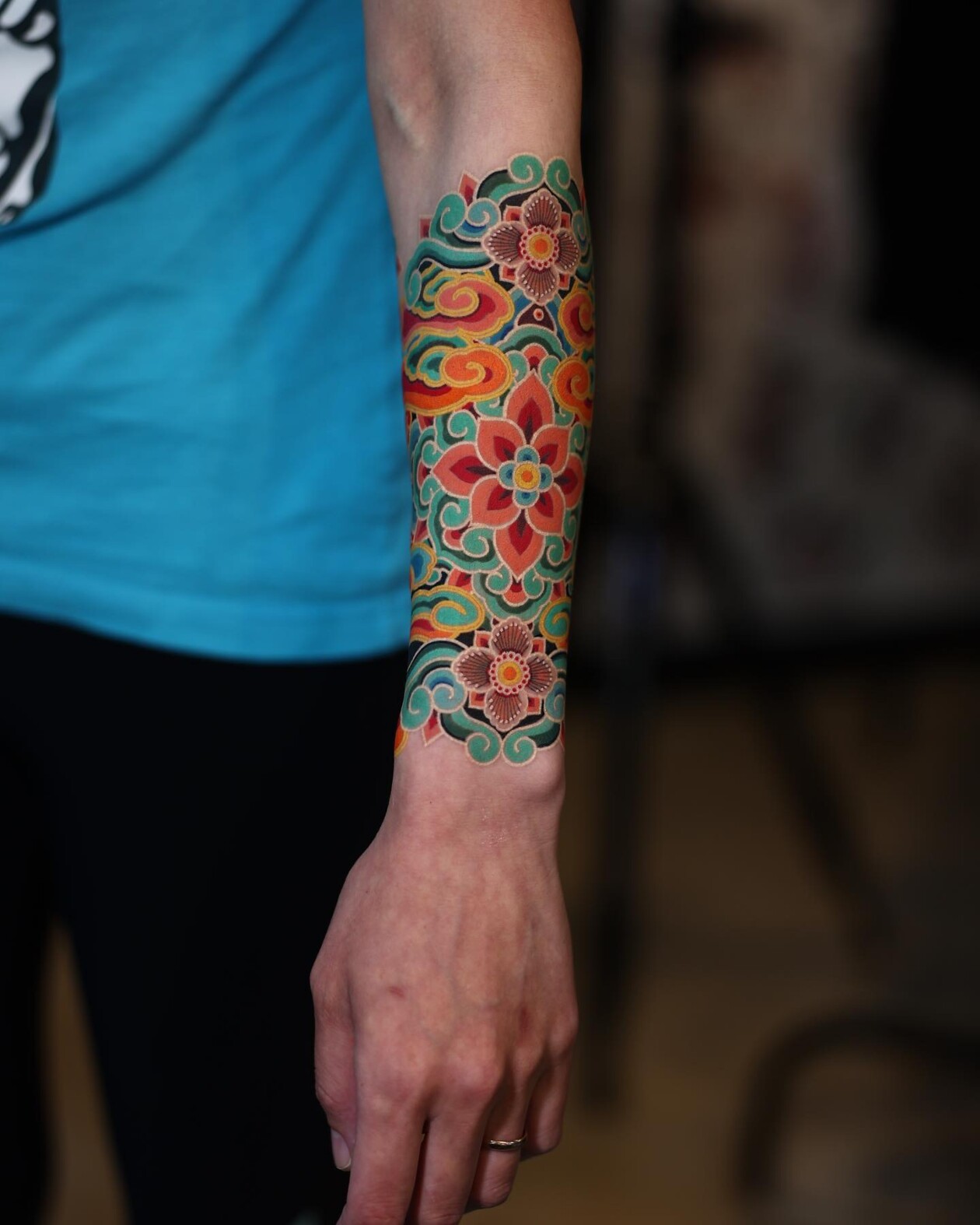 Vibrant Tattoos With Densely Layered Patterns By Korean Artist Pittakkm (10)