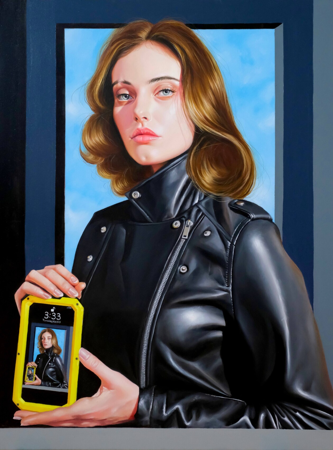 Vivid Portrait Paintings Of Female Figures By Roxanne Sauriol (2)