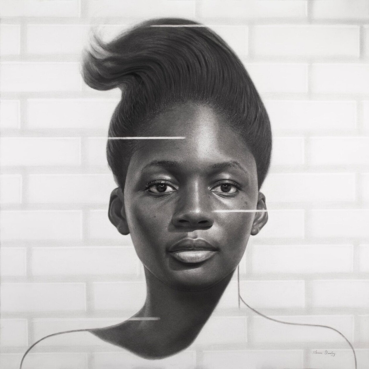 Hyperrealistic Black And White Pencil Drawings Of Arinze Stanley (14)