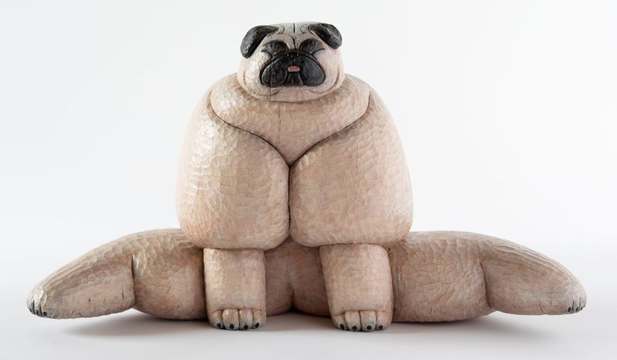 Misato Sano's Wooden Sculptures Bring Canine Companions To Life (14)