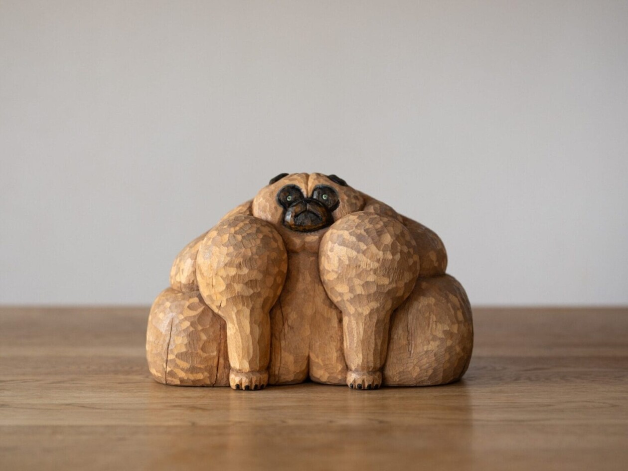 Misato Sano's Wooden Sculptures Bring Canine Companions To Life (2)