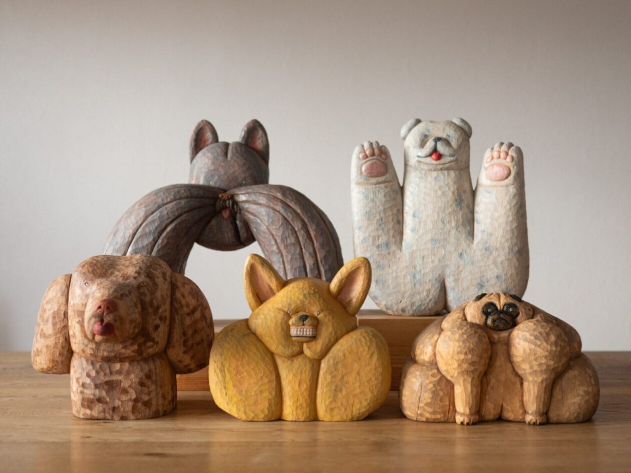 Misato Sano's Wooden Sculptures Bring Canine Companions To Life (6)