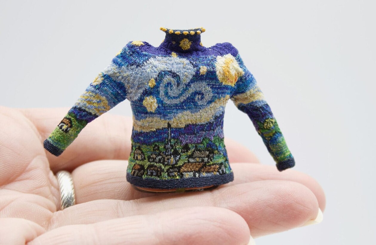 Stitching The Impossible, Althea Crome's Miniature Sweaters Defy Knitting Norms (6)