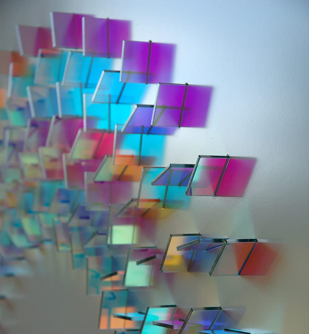 The Dazzling Dichroic Glass Installations Of Chris Wood (13)
