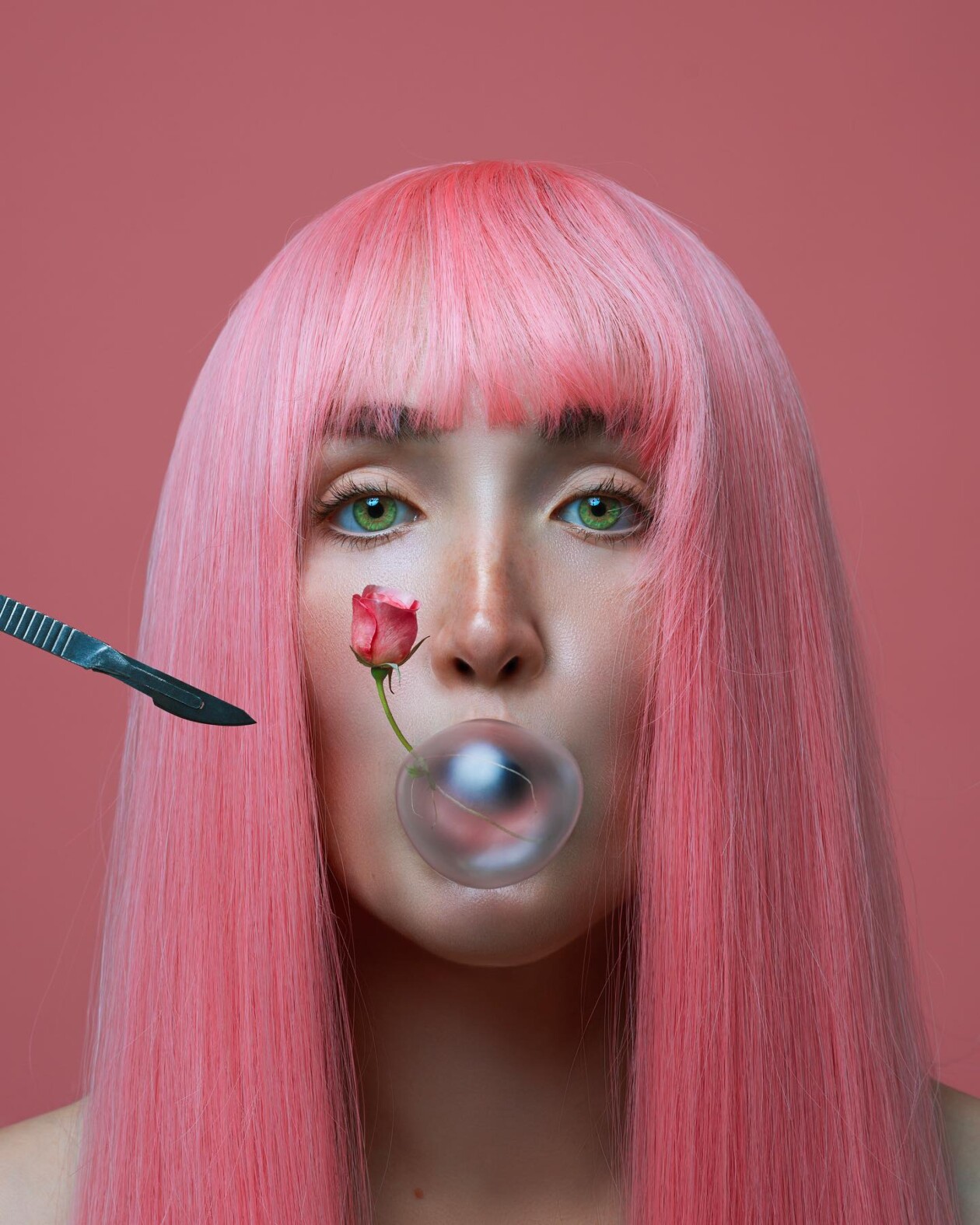 The Lushly Surreal Self Portraits Of Claire Luxton (7)