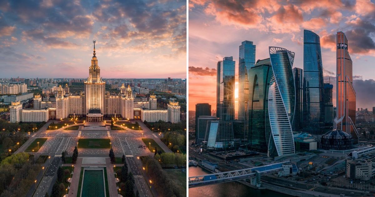 Moscow Examples Visual Vadim Sherbakov: Moscow modern architecture photography