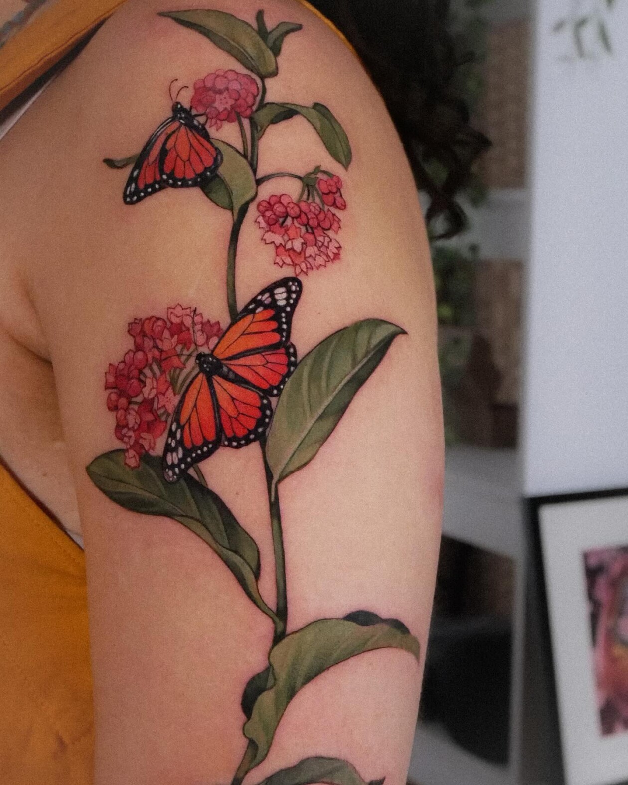 Botany And Animal Illustrative Tattoos By Vanessa Core (9)