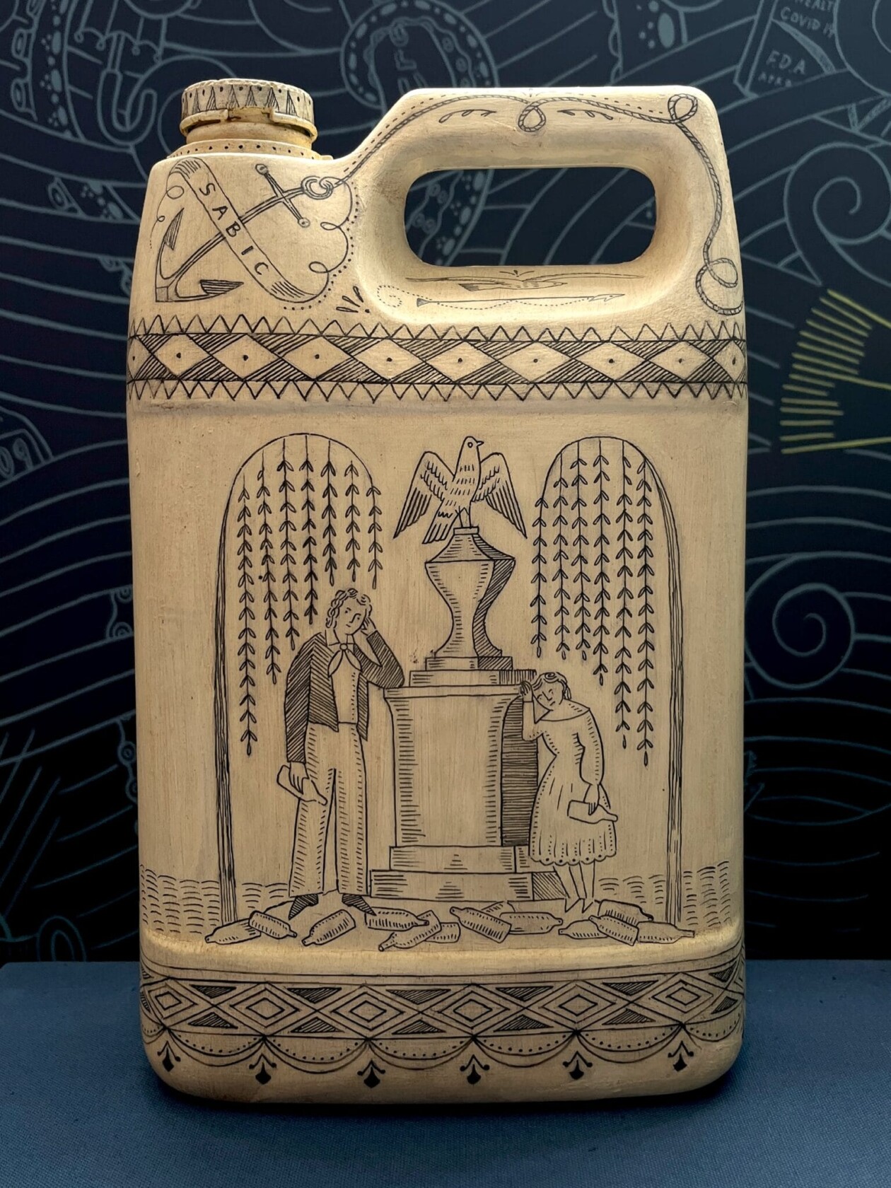 Plastic Scrimshaw, Carving Environmental Allegories On Discarded Waste, By Duke Riley (13)