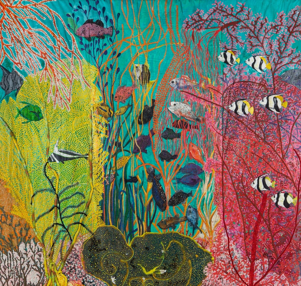 Pacita Abad's Underwater Life Quilts (1)