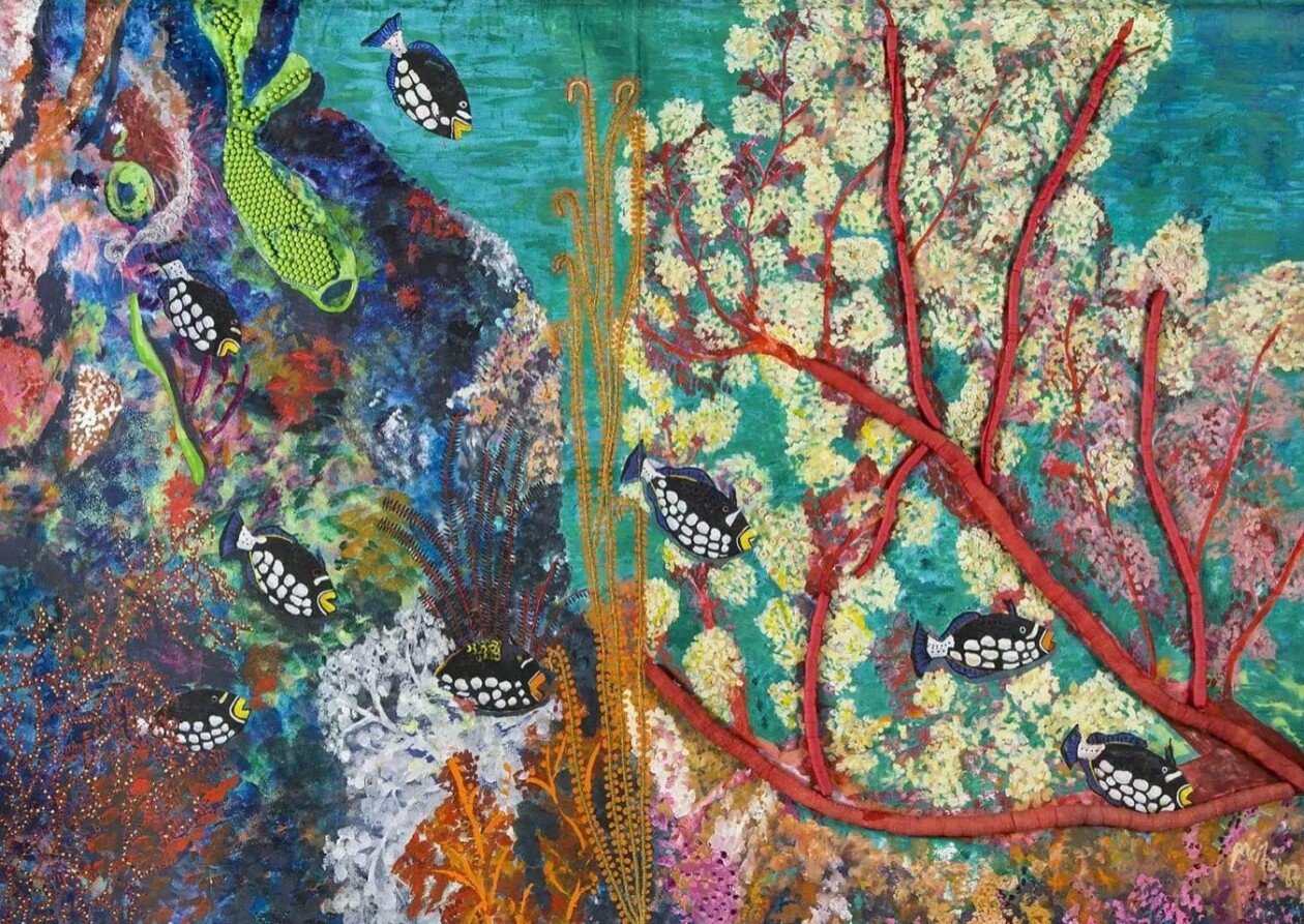 Pacita Abad's Underwater Life Quilts (2)