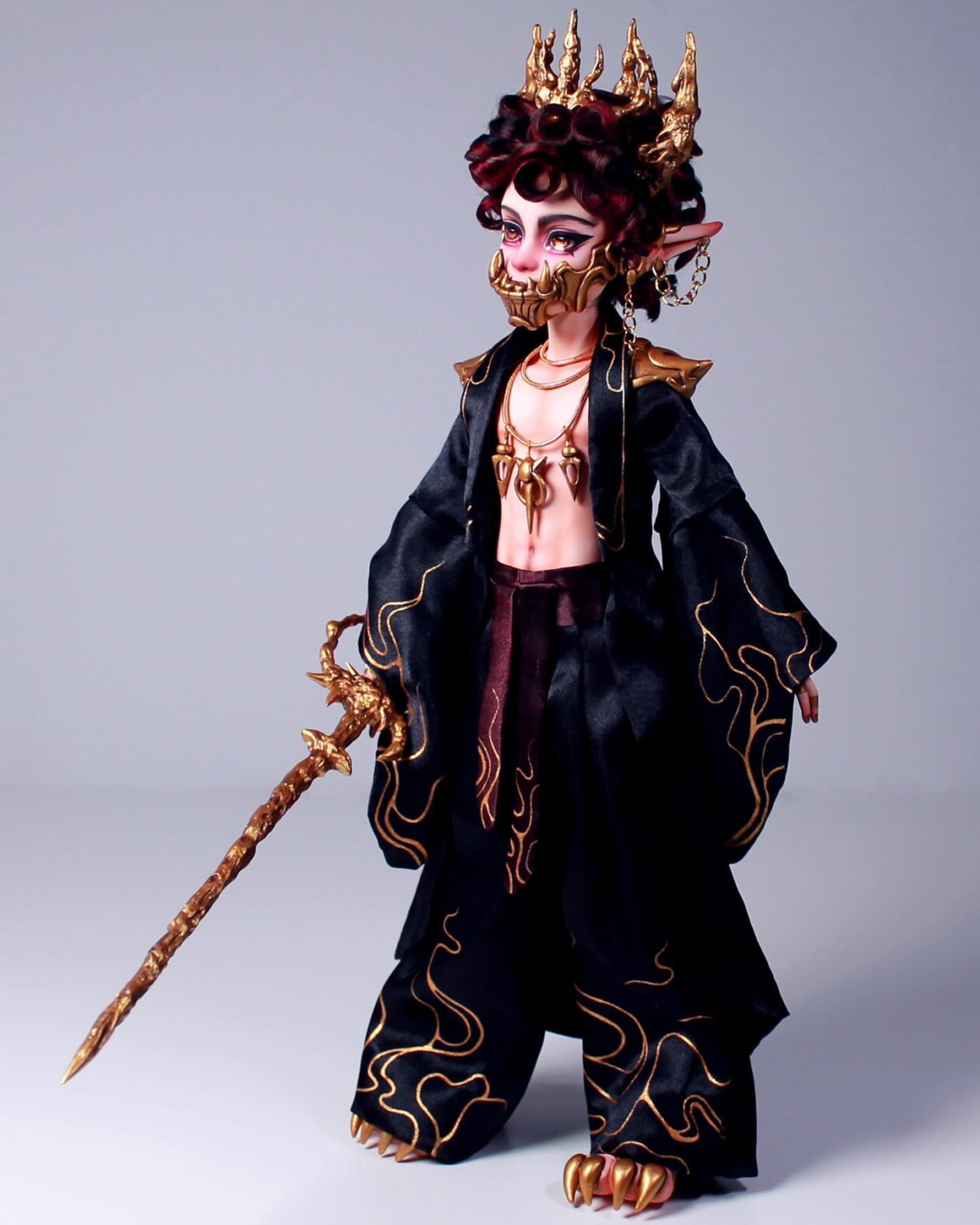 April Rose's One Of A Kind Dark Doll Creations (27)