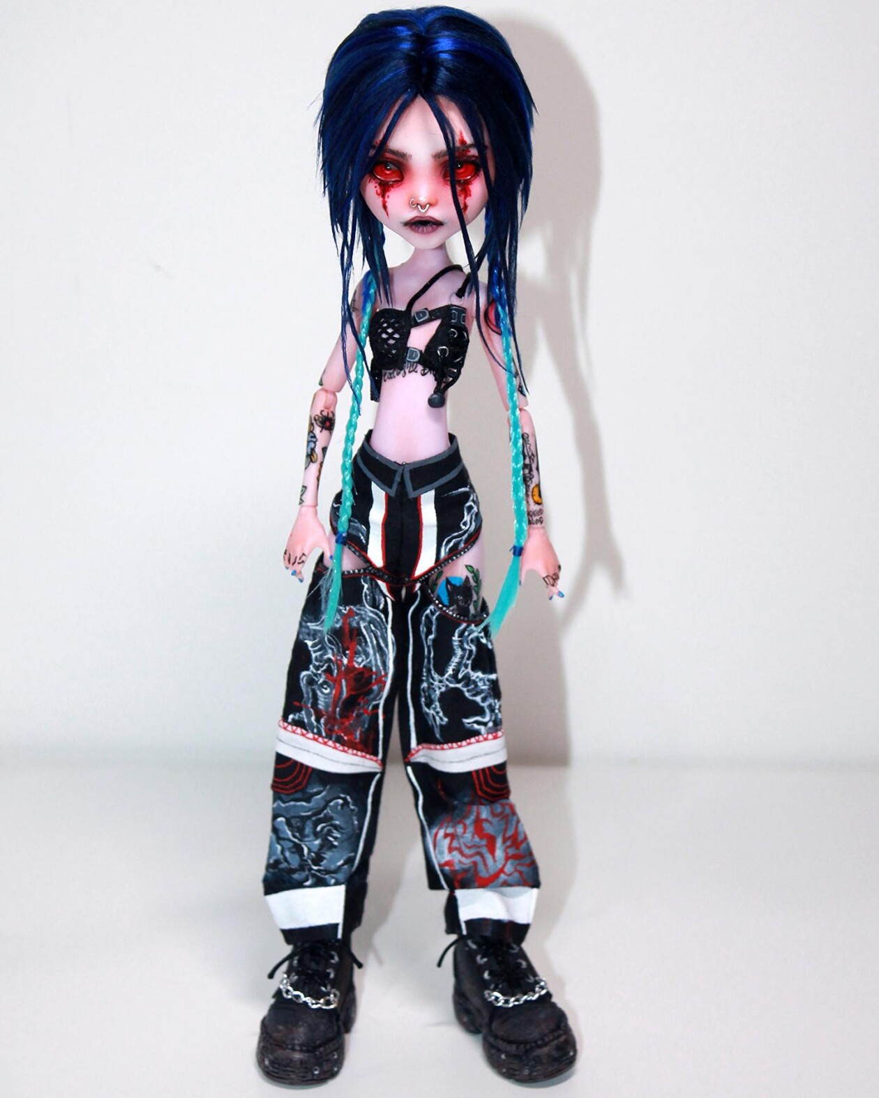 April Rose's One Of A Kind Dark Doll Creations (29)