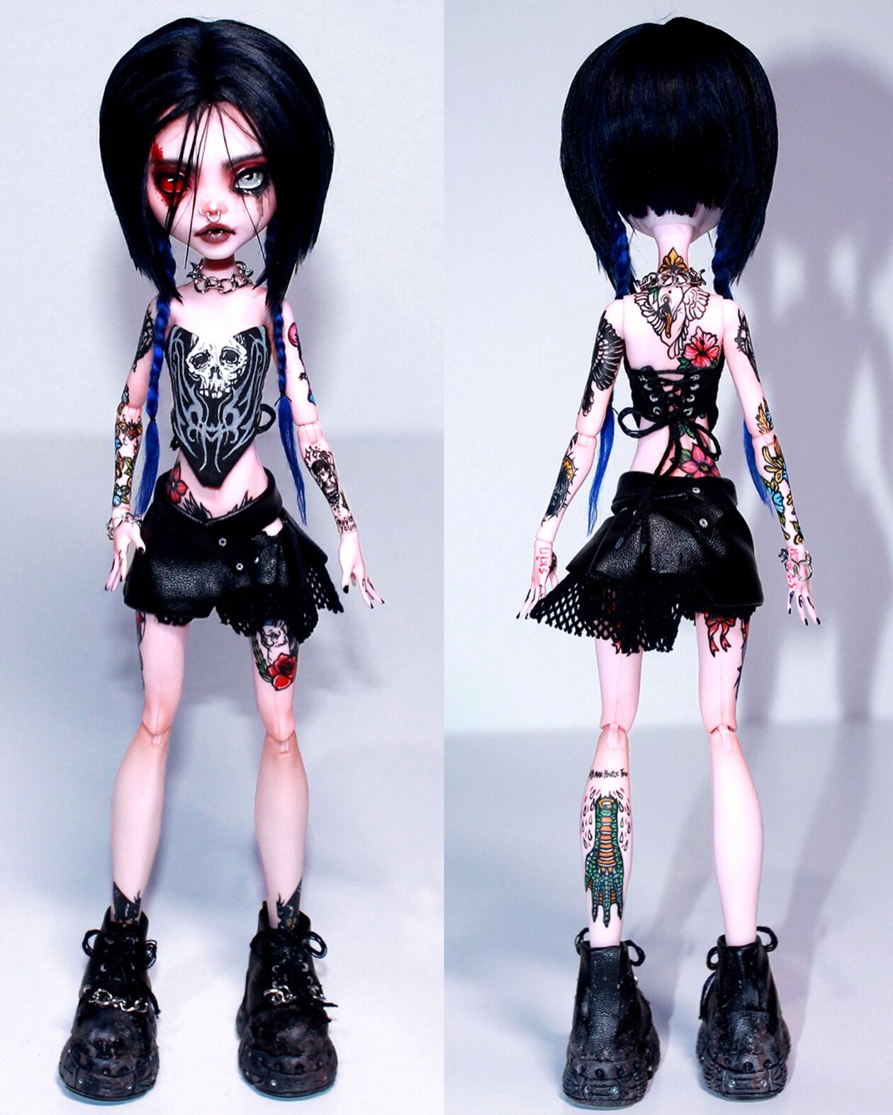 April Rose's One Of A Kind Dark Doll Creations (30)