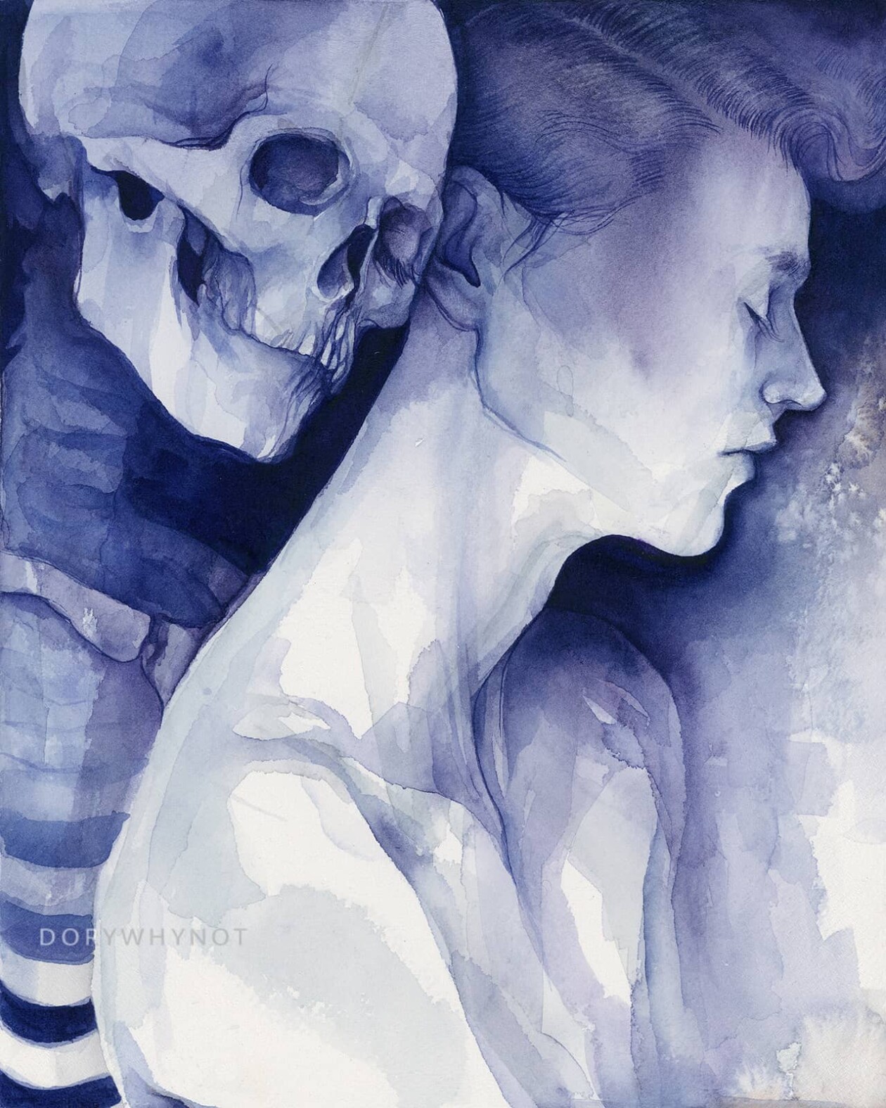 Dark Surrealism Watercolors By Dory Whynot (12)