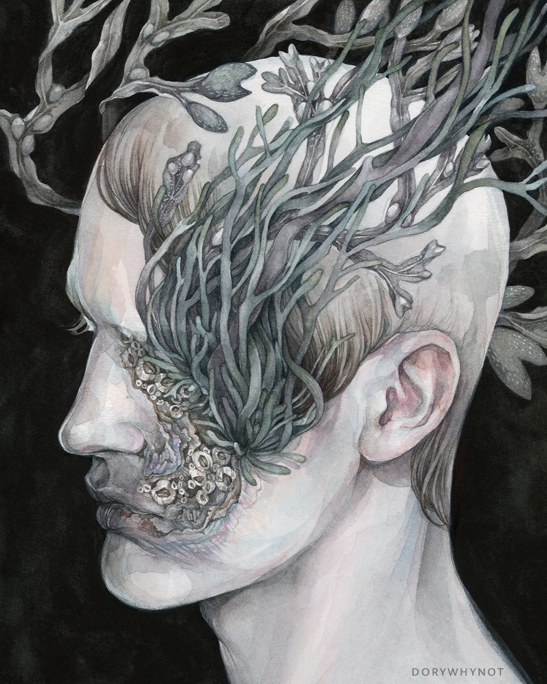 Dark Surrealism Watercolors By Dory Whynot (17)