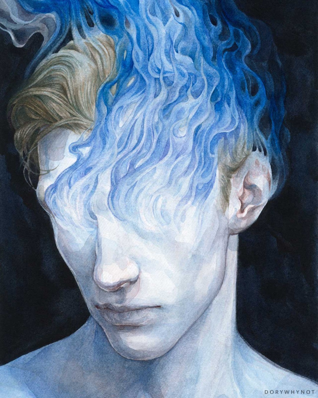 Dark Surrealism Watercolors By Dory Whynot (20)