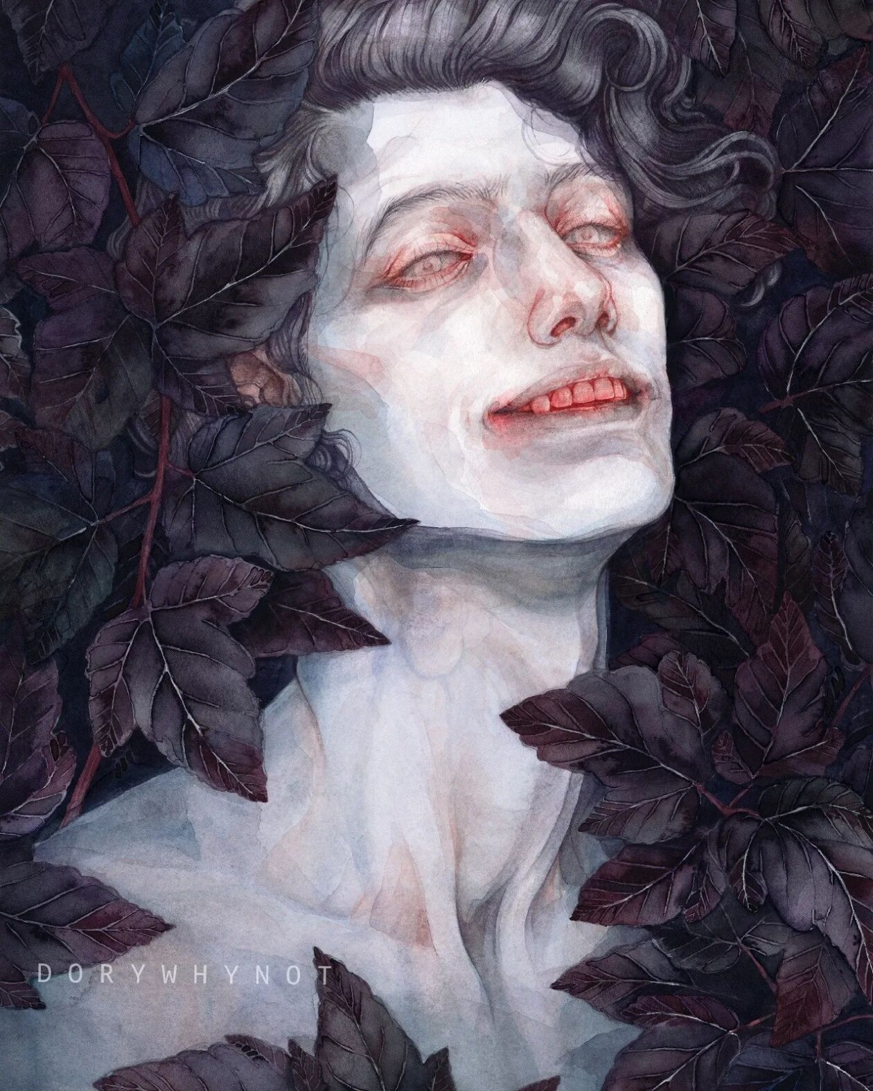 Dark Surrealism Watercolors By Dory Whynot (3)