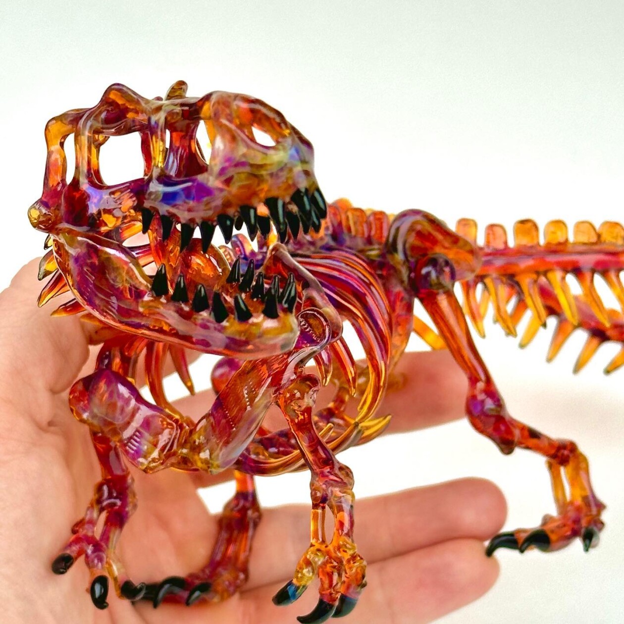 Dinosaur And Fossil Glass Sculptures By David White (8)