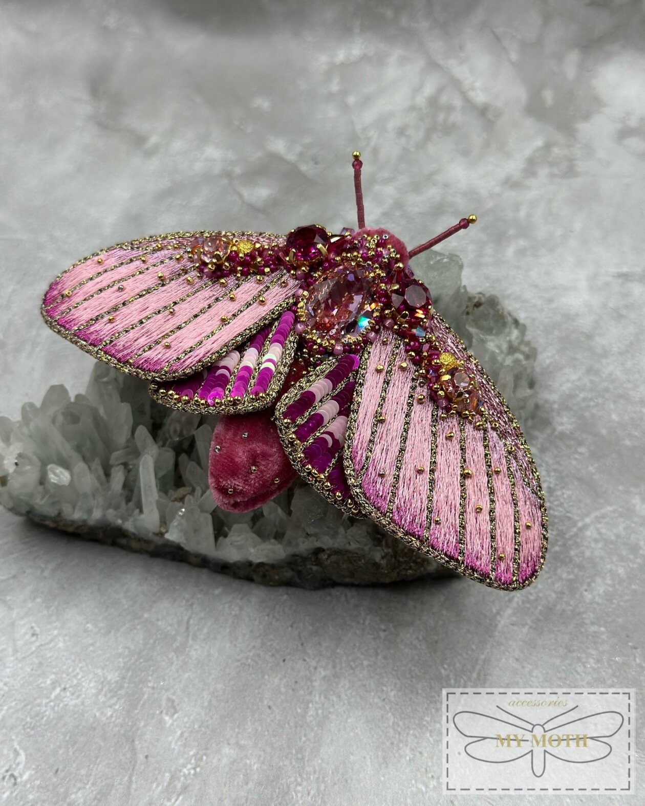 Insect Themed Beaded Embroidery Jewelry By Victoria, Aka My Moth Accessories (1)