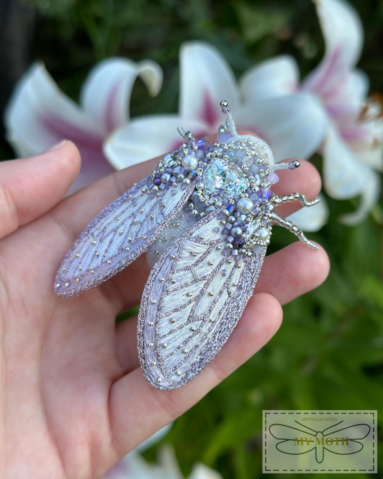 Insect Themed Beaded Embroidery Jewelry By Victoria, Aka My Moth Accessories (13)