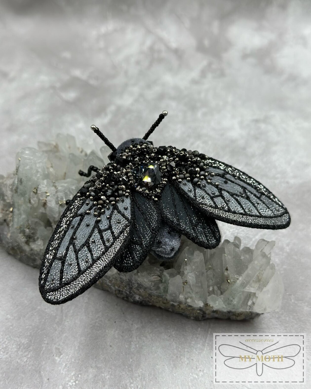 Insect Themed Beaded Embroidery Jewelry By Victoria, Aka My Moth Accessories (15)