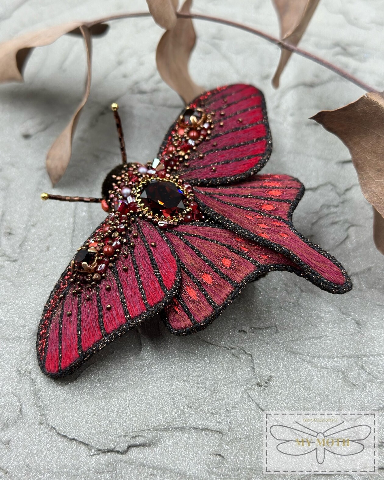 Insect Themed Beaded Embroidery Jewelry By Victoria, Aka My Moth Accessories (16)