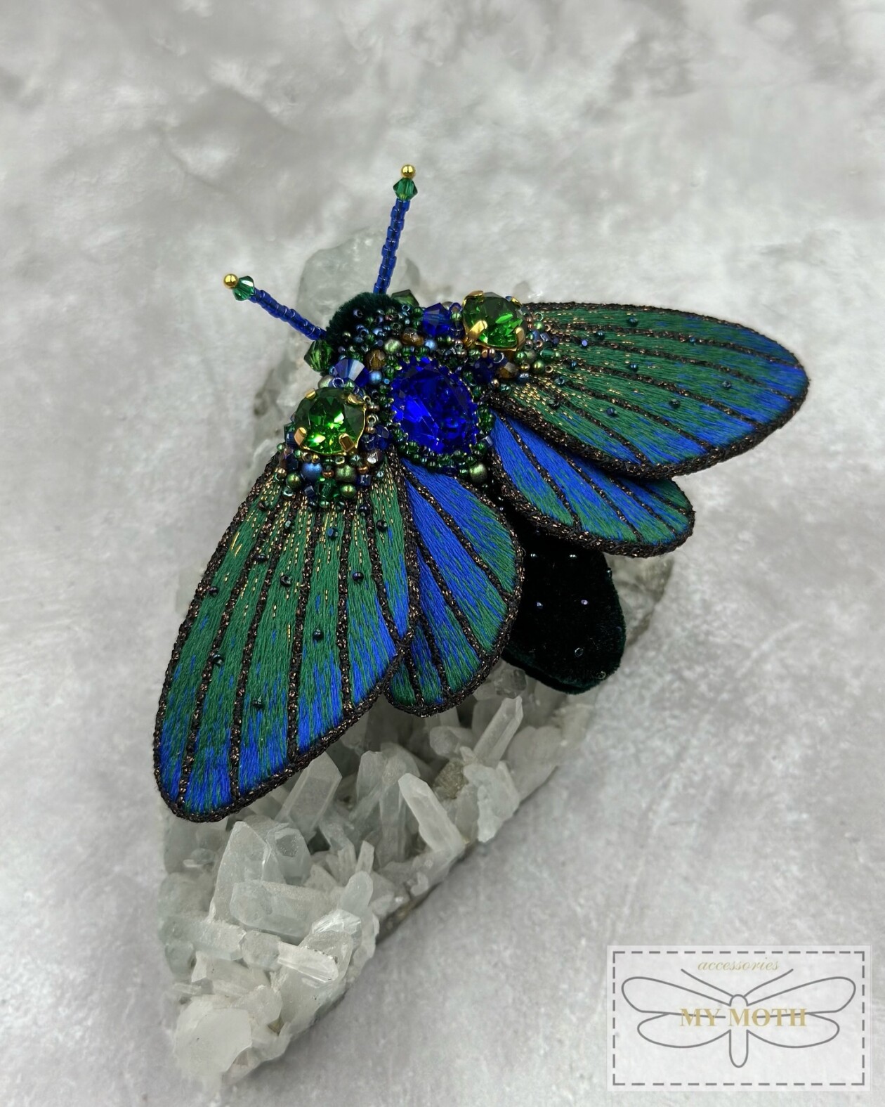 Insect Themed Beaded Embroidery Jewelry By Victoria, Aka My Moth Accessories (25)