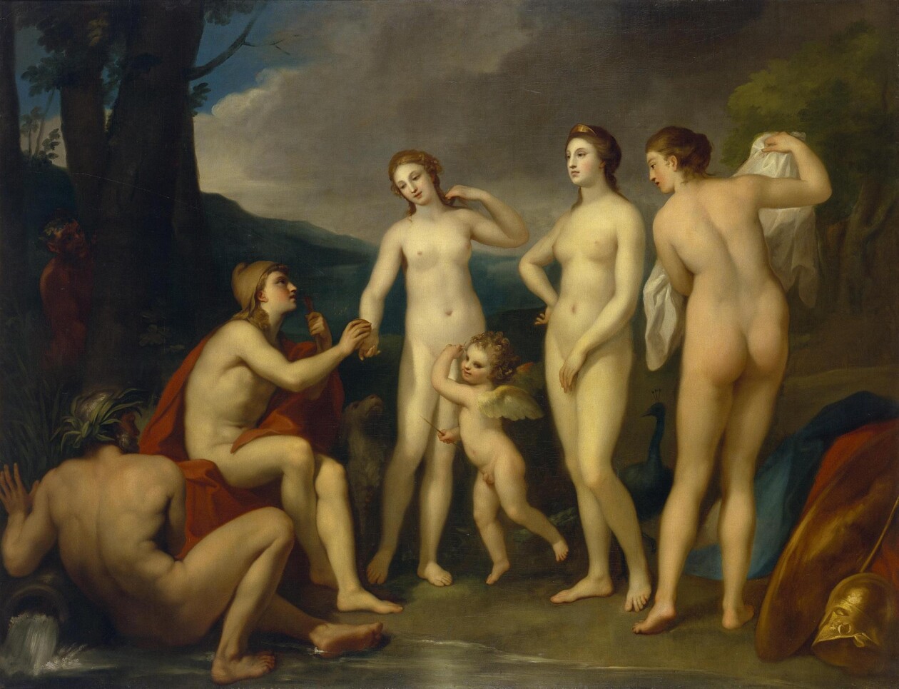 Judgement Of Paris, Circa 1757, By Anton Raphael Mengs