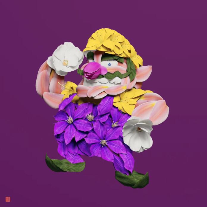 raku-inoue-pop-culture-characters-recreated-with-petals
