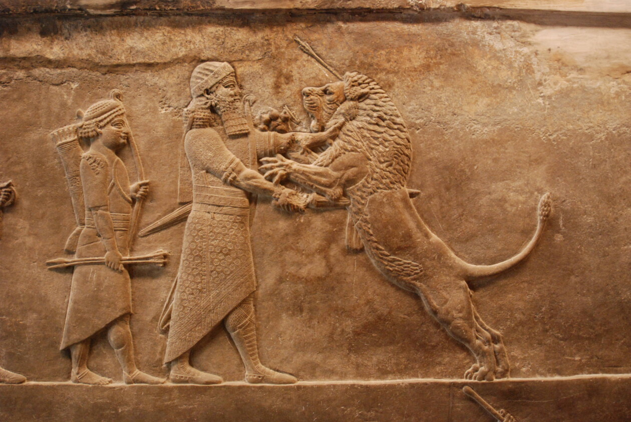 Assyrian Lion Hunt Relief - Image By Jan Van Der Crabben Via World History Encyclopedia