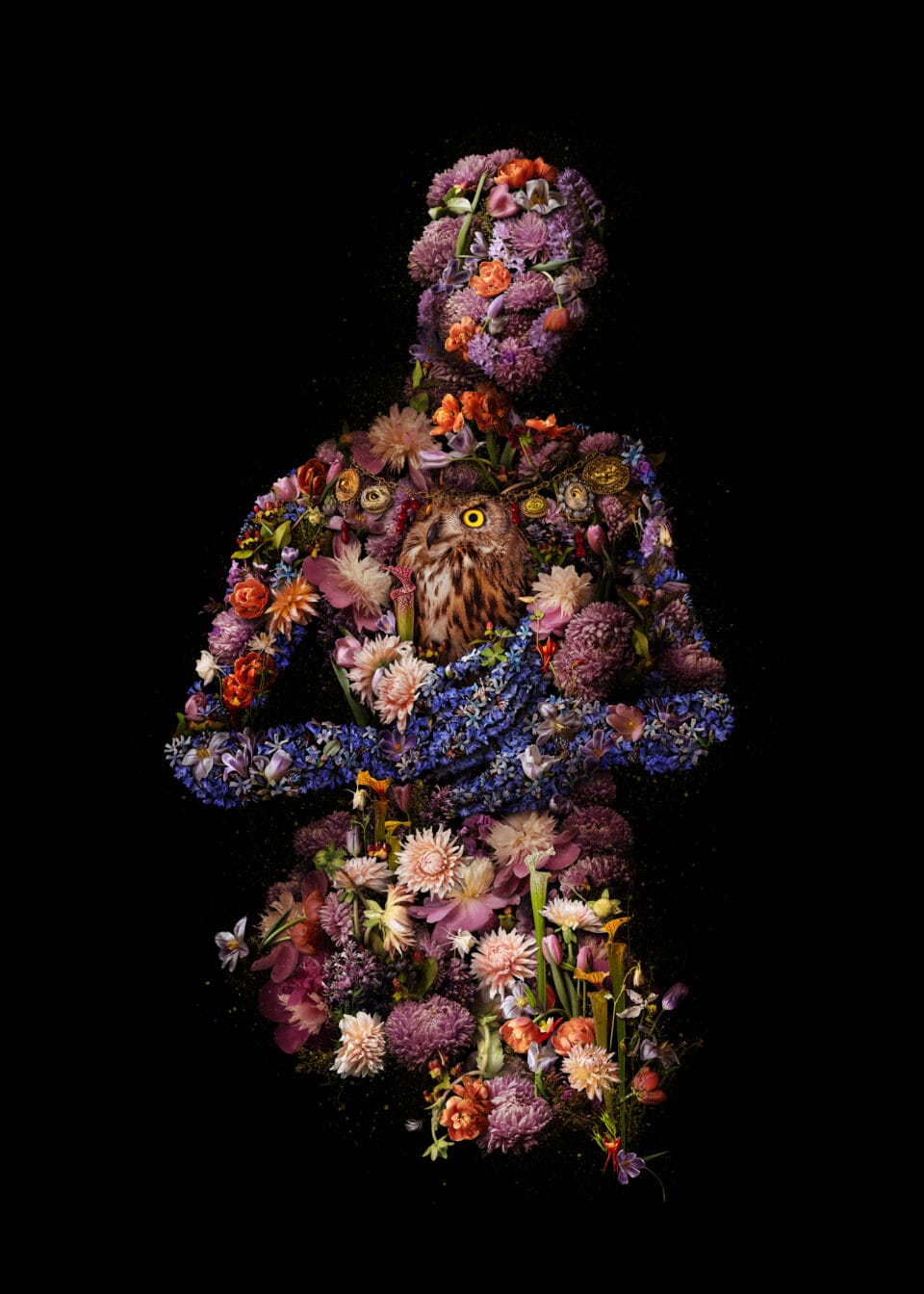 Meggan Joy's Floral Photocollage Silhouettes (2)