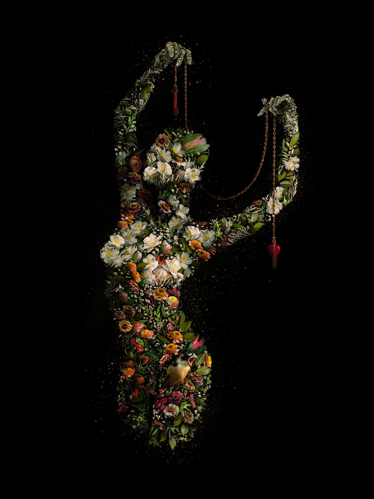 Meggan Joy's Floral Photocollage Silhouettes (3)