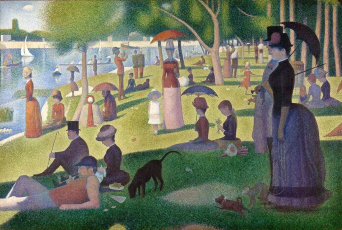 A Sunday Afternoon On The Island Of La Grande Jatte, 1884–1886, By Georges Seurat