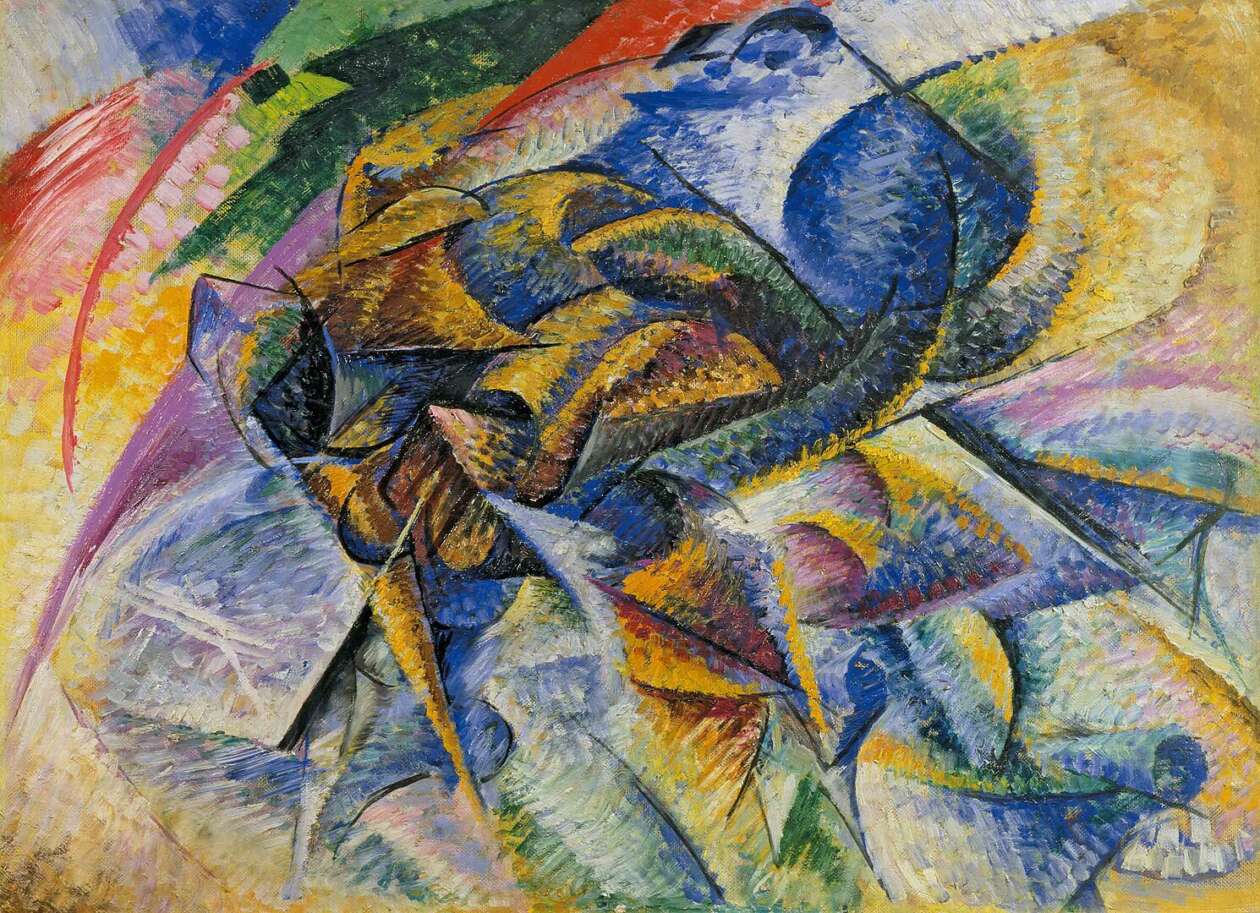 Dynamism Of A Cyclist, 1913, By Umberto Boccioni