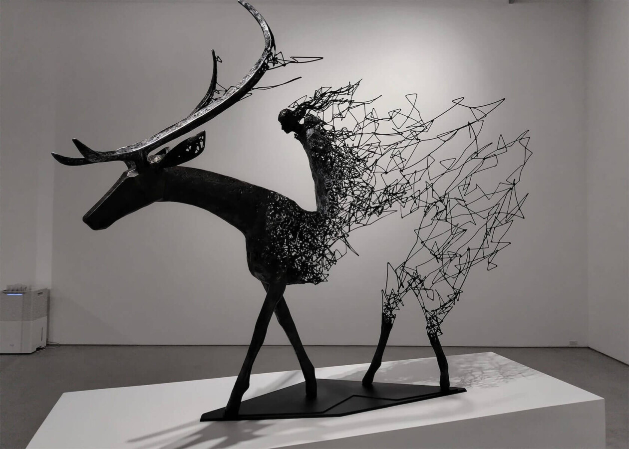 Ethereal Animal Metal Sculptures By Tomohiro Inaba (4)