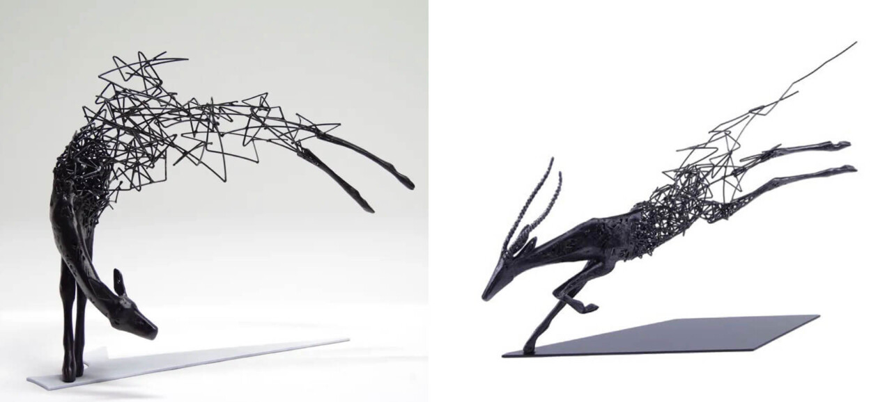 Ethereal Animal Metal Sculptures By Tomohiro Inaba (8)