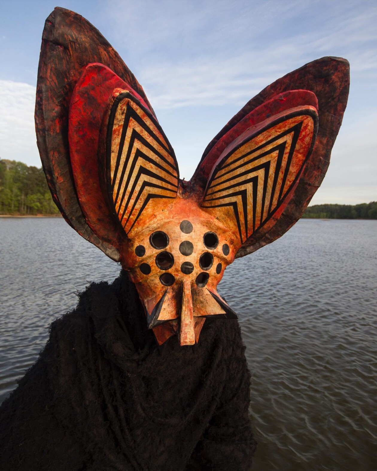 Jym Davis' Bat Papier Mâché Masks (10)