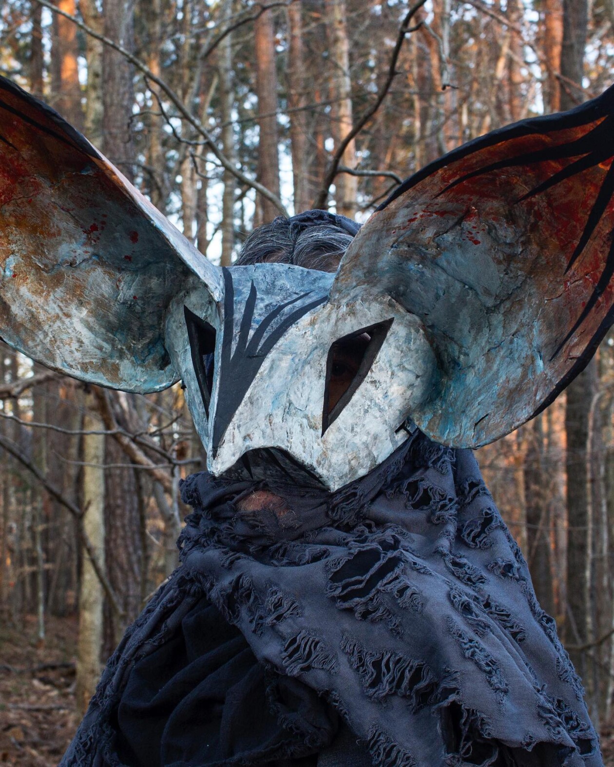 Jym Davis' Bat Papier Mâché Masks (11)