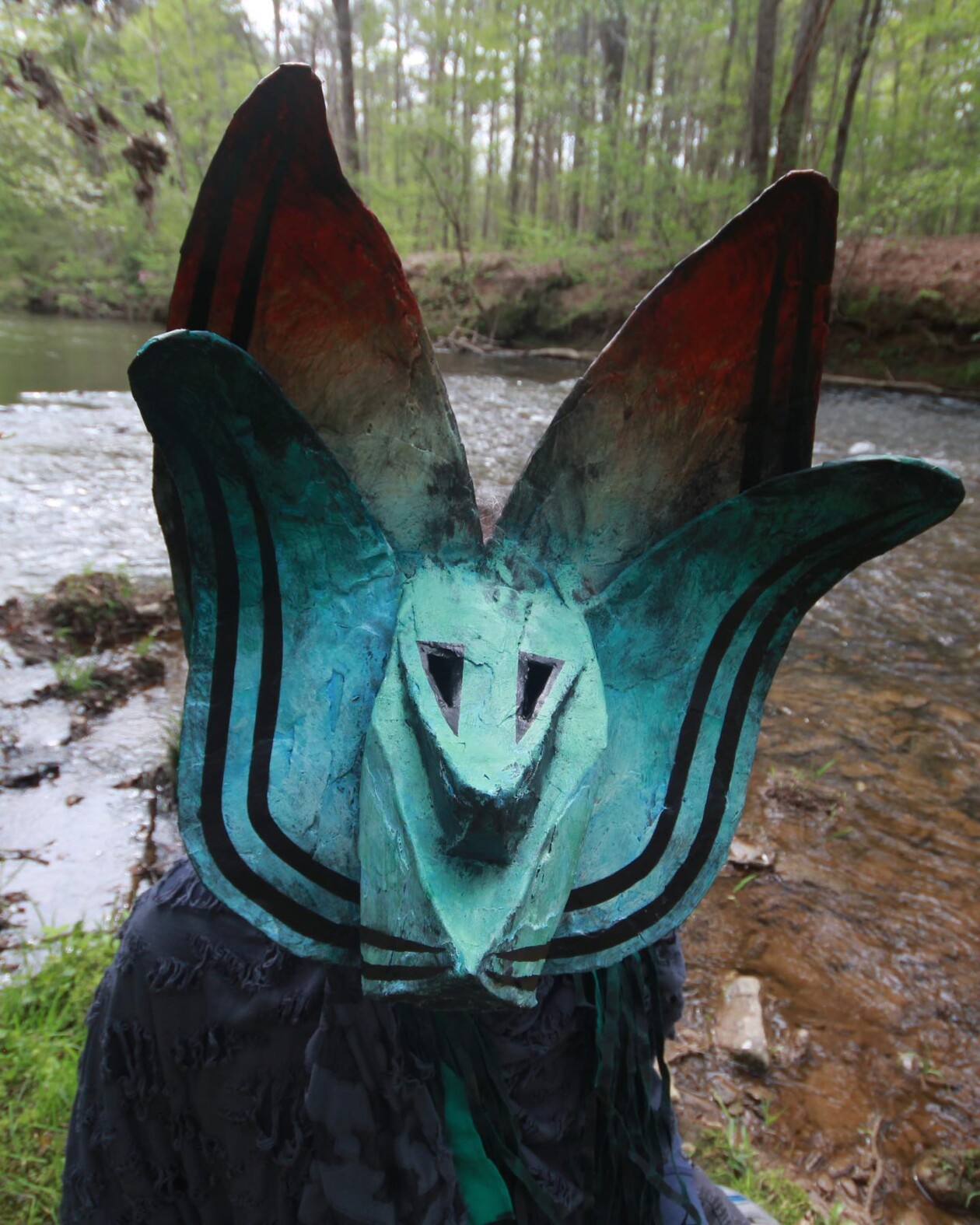 Jym Davis' Bat Papier Mâché Masks (6)