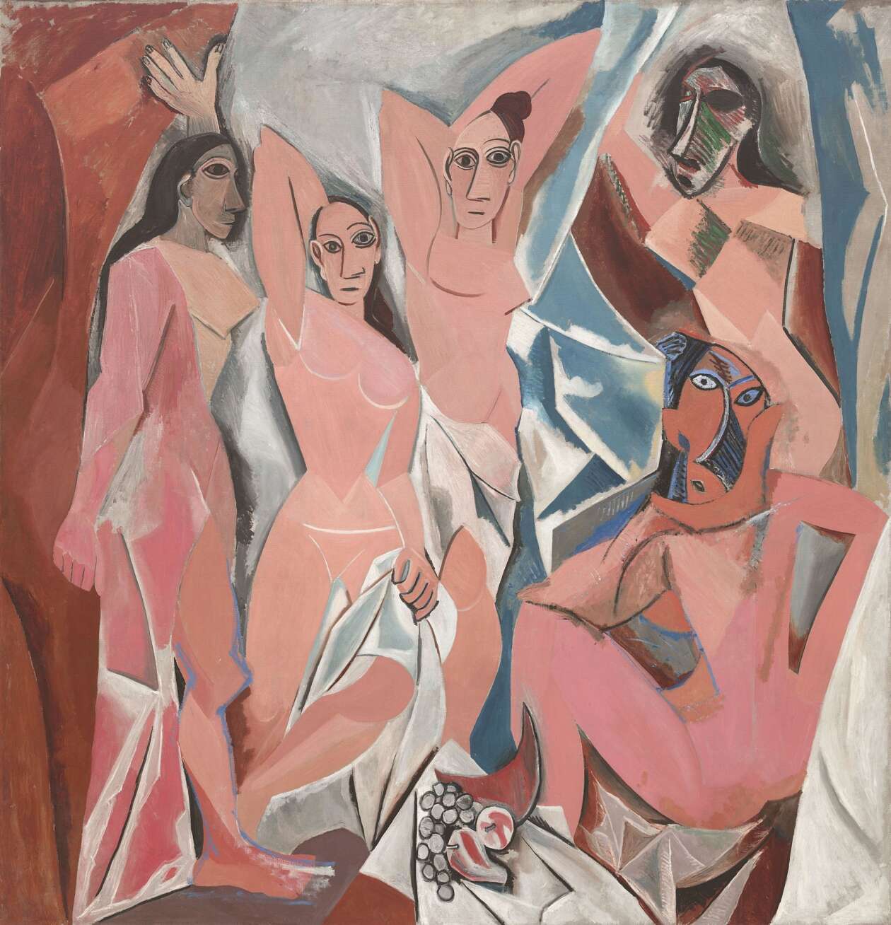 Les Demoiselles D'avignon, 1907, By Pablo Picasso