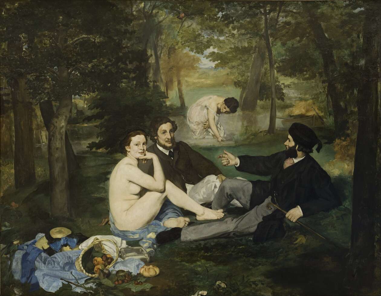 The Luncheon On The Grass (le Déjeuner Sur L'herbe), 1863, By Édouard Manet